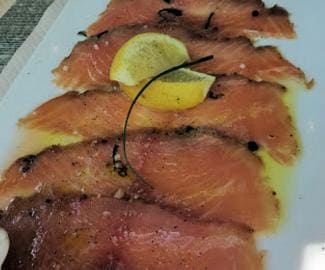 Gravlax de saumon